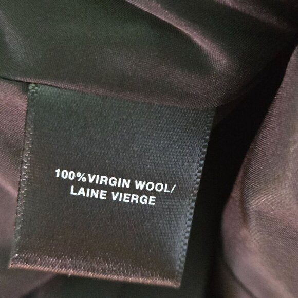 Lafayette 148 New York Tara Seamed Scuba Jacket Red Wool Size 6 - Picture 8 of 8